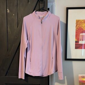 Athleta Light Purple Full-Zip Jacket